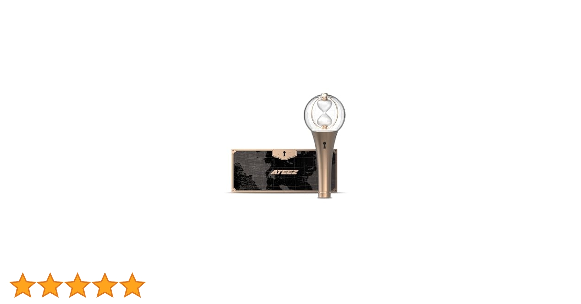 ATEEZ Official Light Stick - Version 2, Black, One Size